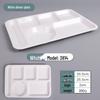 Melamine Divided Rectangular Serving Tray
