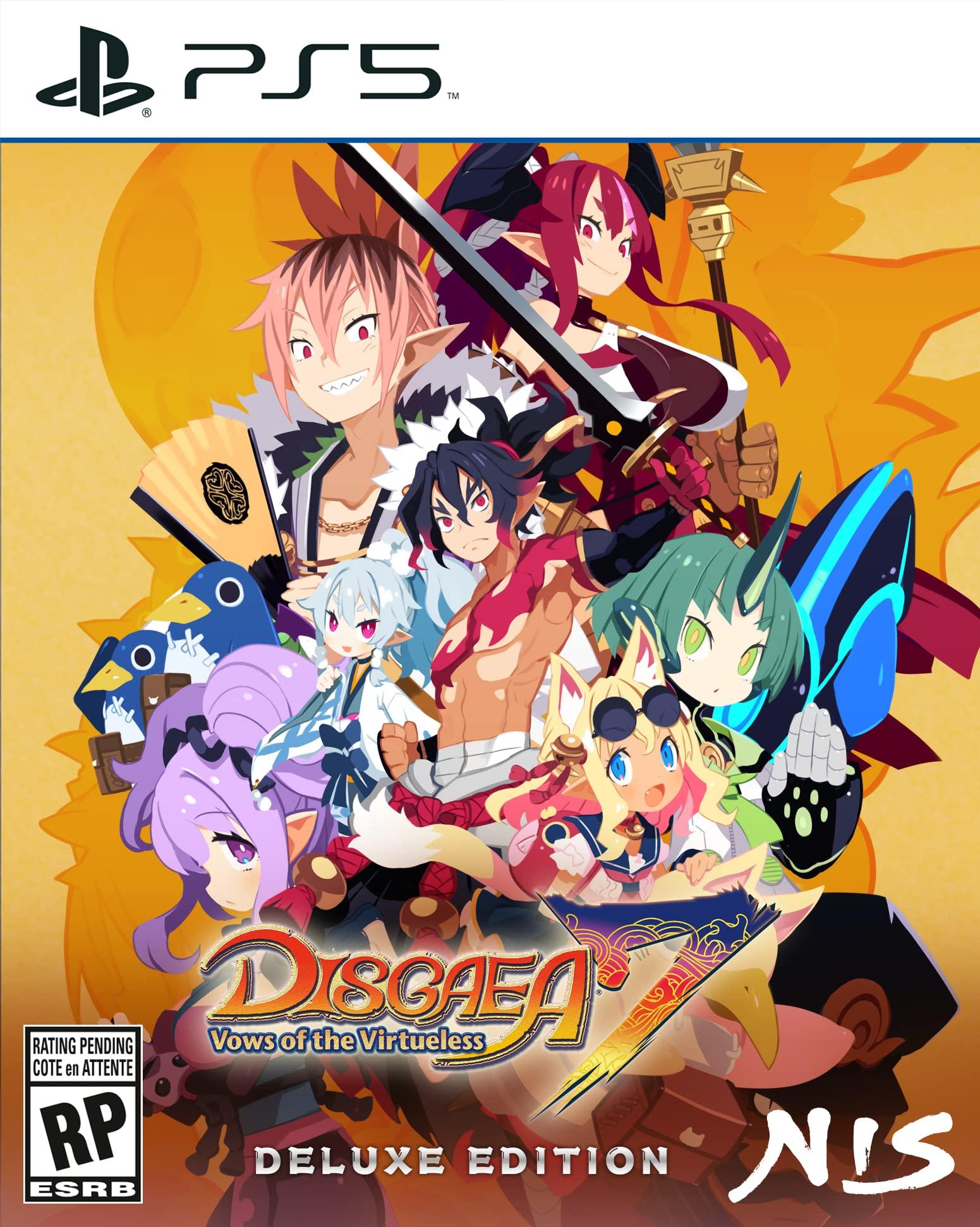 

Disgaea Vows of the Virtueless Deluxe Edition Север PS5 7 - (Импорт Америка) - синий