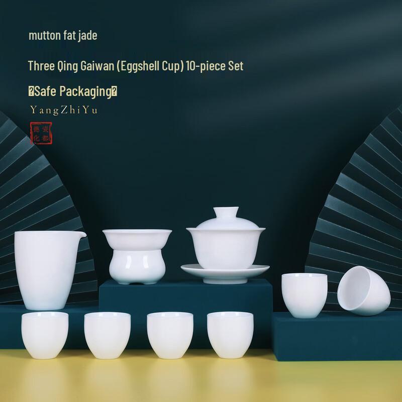 

Chaxun White Porcelain Kung Fu Tea Set