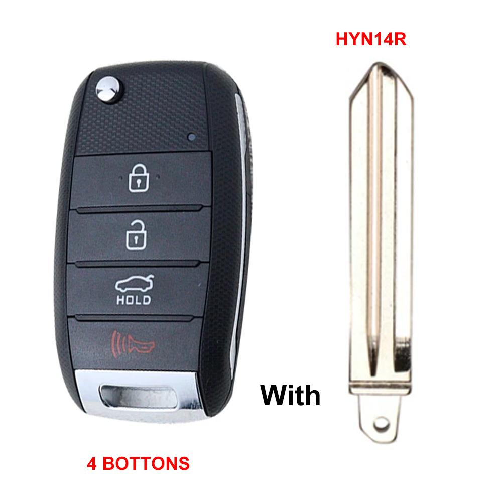 3 Buttons Replacement Car Key Case Cover Fob Housing For Kia Kia K2 K3 K5 Carens Cerato Forte Cadenza Car Flip Folding Key Shell