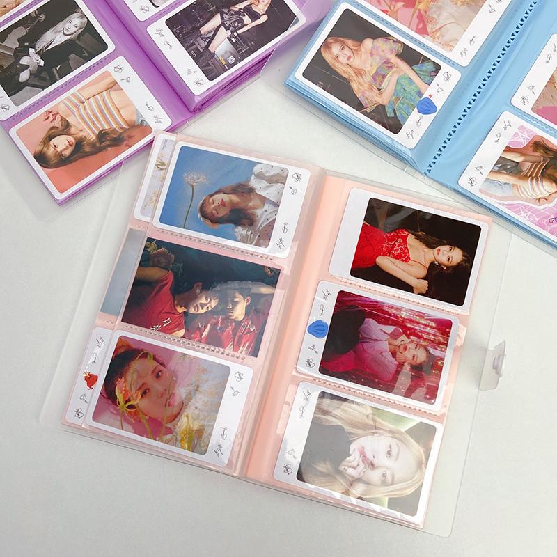Transparent Photo Album Collect Book Photocard Holder Kpop Photo Album Binder Sheets Creative Photo Albums Picture Card Holder
