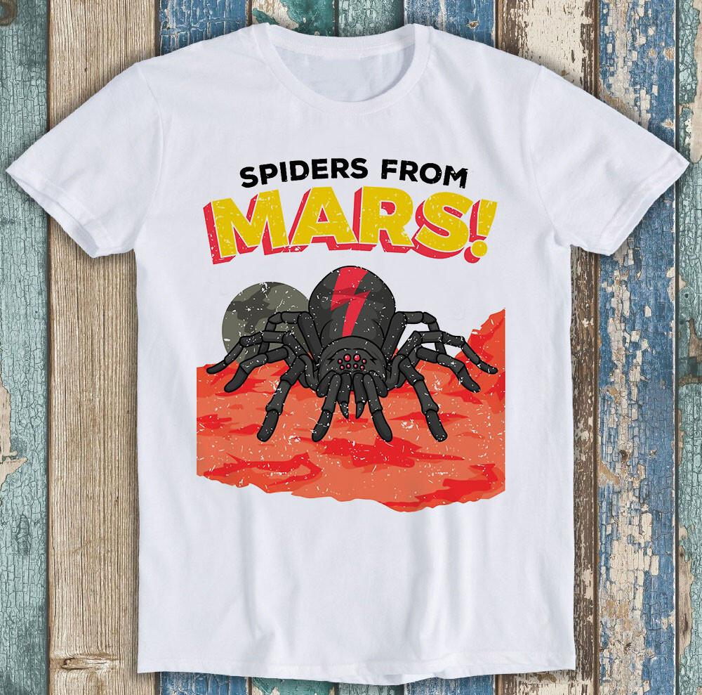 Spiders From Mars Cartoon Magazine Meme Funny Gift Tee T Shirt M1290