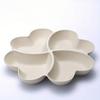 Creative Fruit Candy Tray Heart Shaped Dried Fruit Nut Organizer Household Salads Snack Bowl Divided Dessert Tray Container
