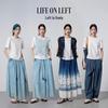 Life on the Left Cotton Floral Print Vintage T-Shirt