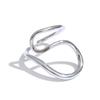 Yhpup Smooth Stainless Steel Geometric Open Ring Gold & Platinum Plated Trending Minimalist Adjustable Jewelry Wholesale