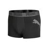 Puma Printed Logo Boxer Shorts Breathable Casual Trunks 3-Pack Men Underwear Black Gray 701229117