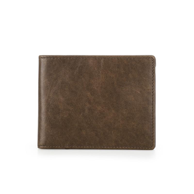 

CONTACT S Fashion Genuine Leather Wallets Men Magnetic Buckle 4 Card Holders Money Bag Male Daily Travel Gift Money Clips S кофейный