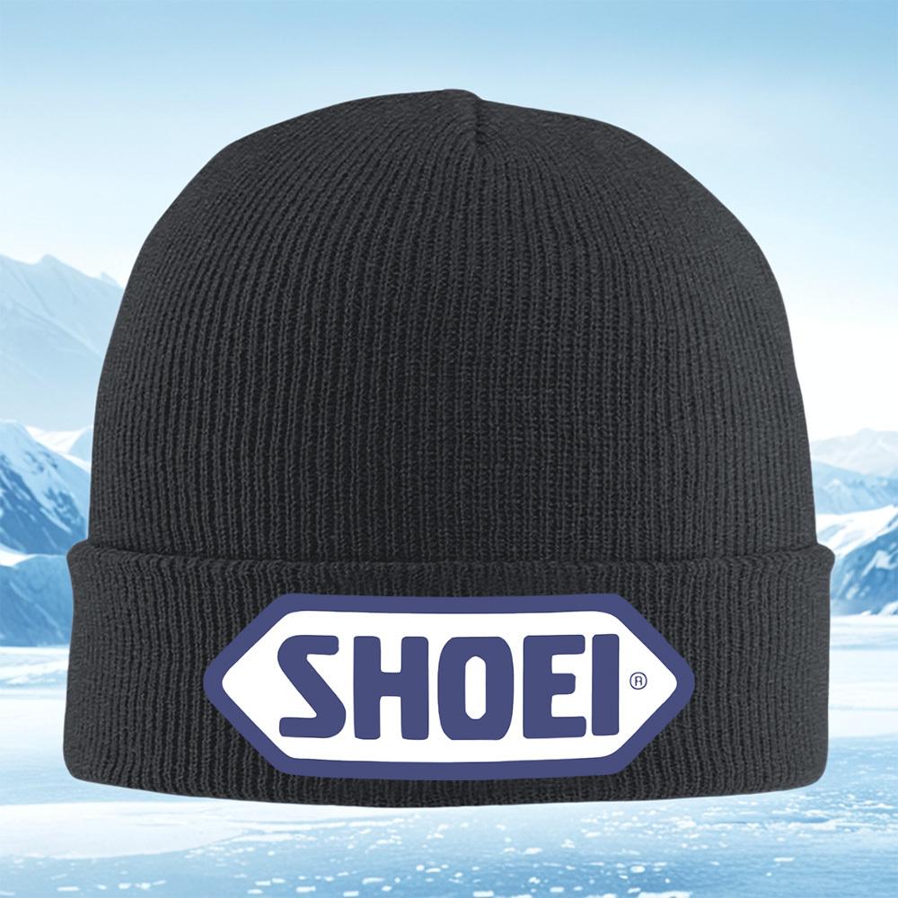 

SHOEI motorcycle helmet logo design Men Women Unisex Knitted Hat Beanie Pullover Cap Winter Thermal Warm Christmas Outdoor Cycli
