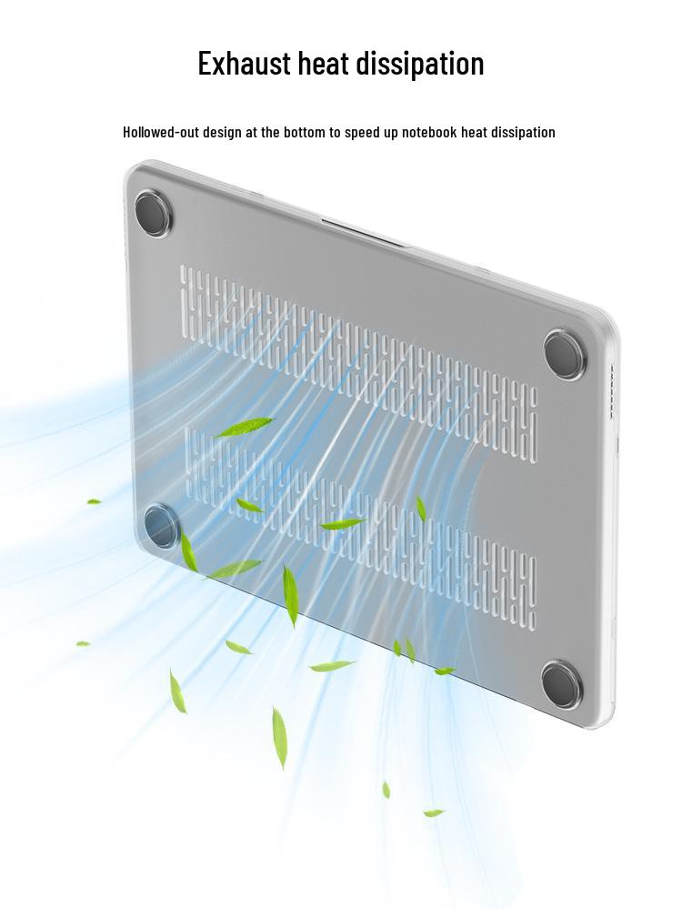 MacBook Neo Transparente Kristall Schutzhülle