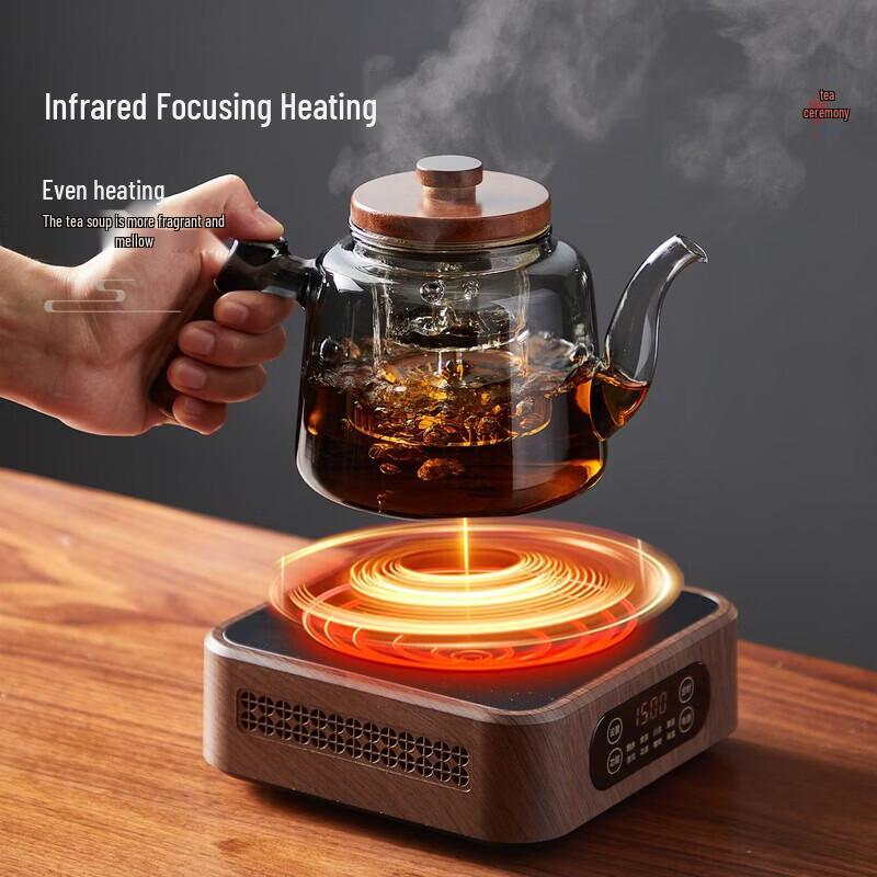 YIHUTEA Glass Tea Set with Electric Stove