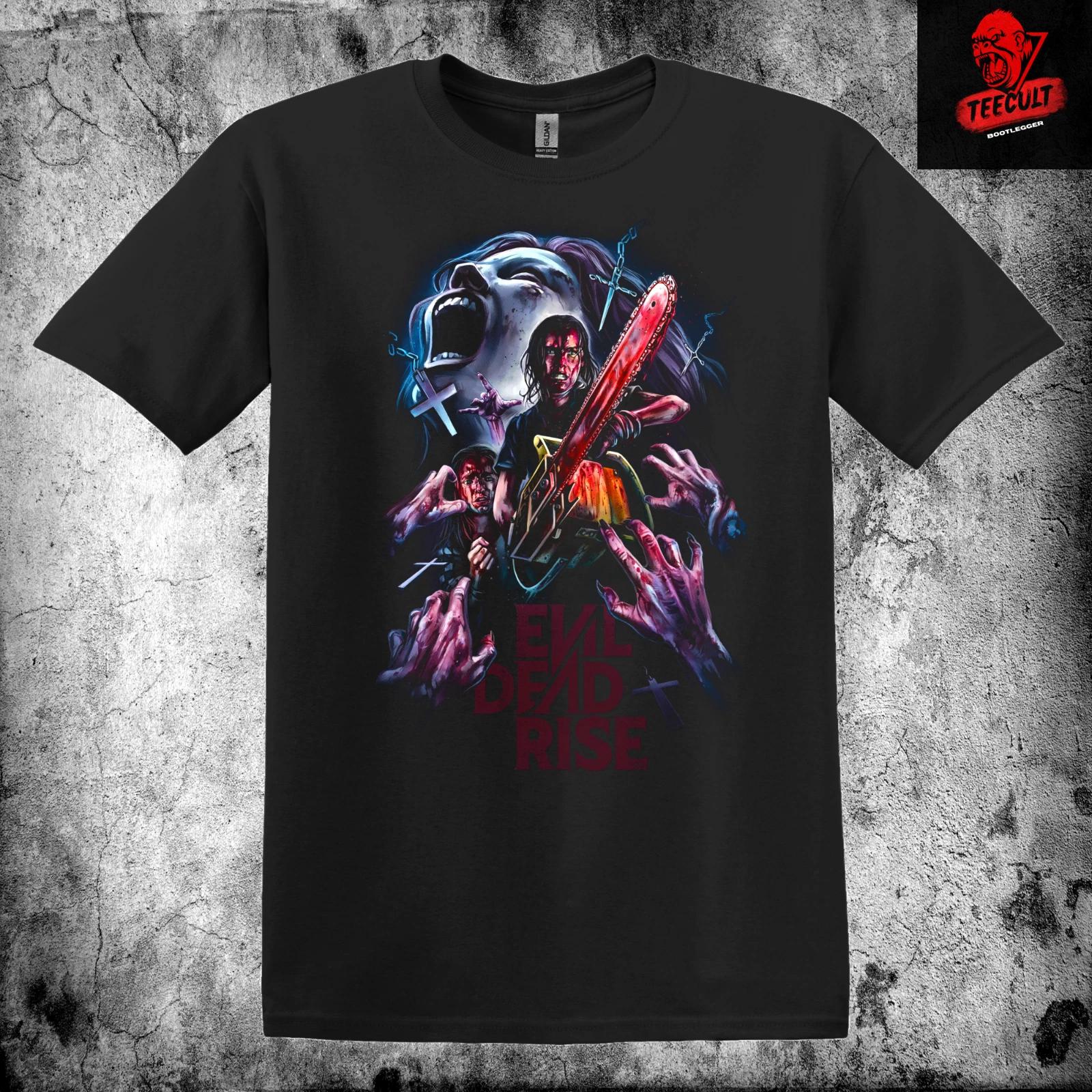 Men s and Women s T-shirts Evil Dead Rise (2023) Horror Movie Retro Tee Unisex Cotton L