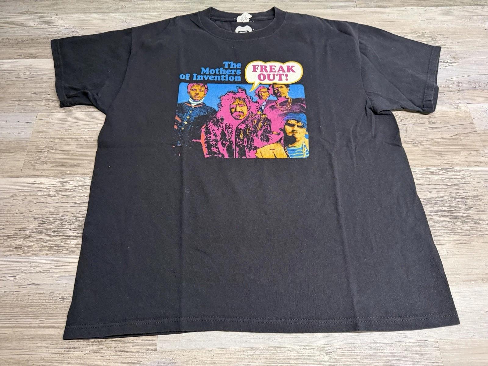 

Official Zappa Mothers of Invention Freak Out T-Shirt Size XL Short Sleeve 2XL