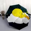 1pc Tweety2 Umbrella, Sun Protection, And UV Shielding. It Has Eight Sturdy Ribs for Outdoor Use And Perfect Gift
