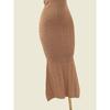 Bajia Style Maze Square Collar Slim Fit Sheath Long Dress Summer Pure Desire Slimming Sexy Knitted Dress