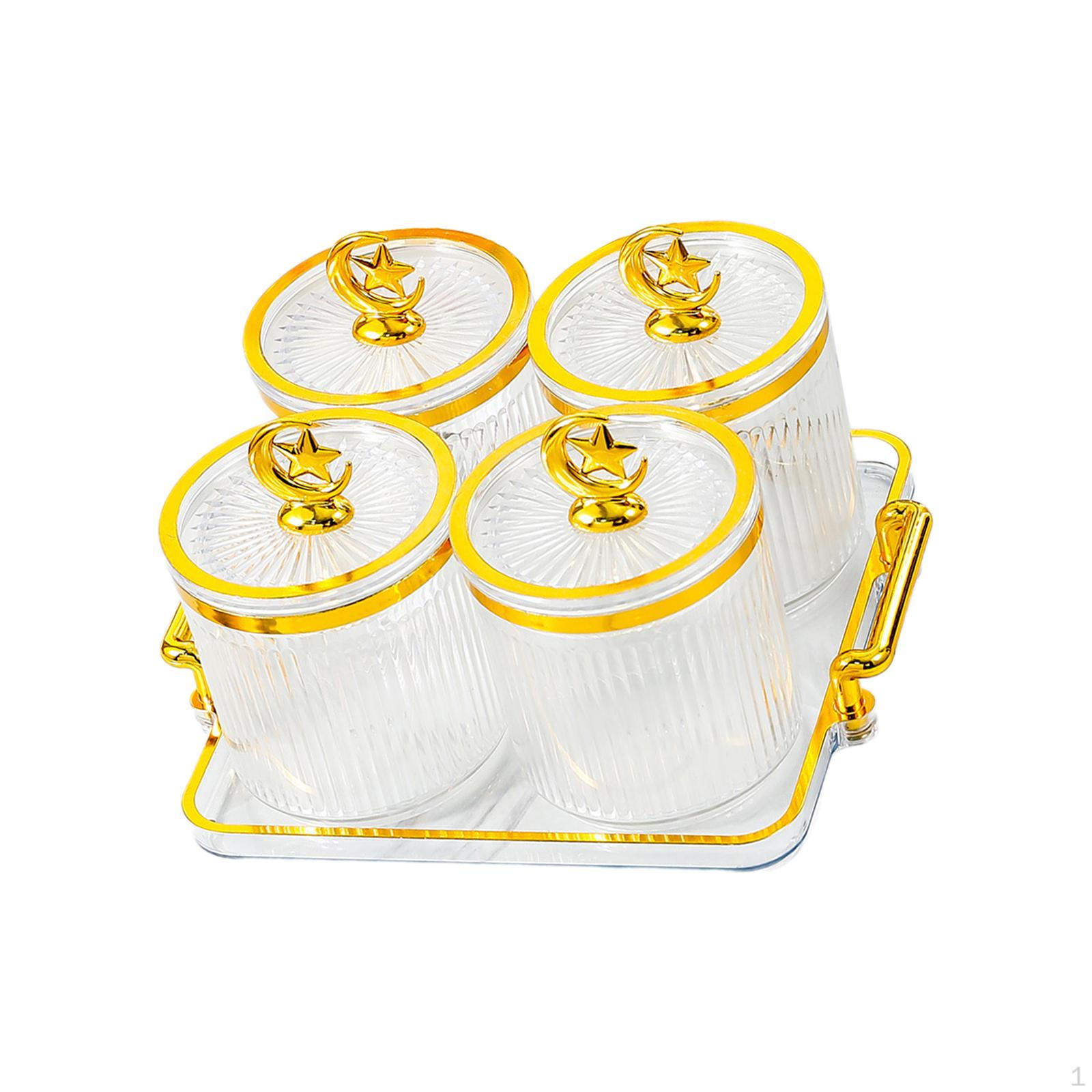 

Блюдо с фруктами для развлечения дома 4 Grid Clear