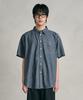 DECET Chambray Over Short Shirt Dcsh012Blue