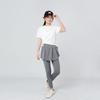 Children's Clothing Summer Girl Sports Culottes Children's Quick-Drying Pure Color Leggings Kids Yoga Pants Skirt Mid Waist Pants