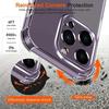 Luxury Shockproof Silicone Clear Phone Case For iPhone 16 15 14 13 12 11 16 Pro Max X XR Xs Max 7 8 Plus Transparent Soft Cover