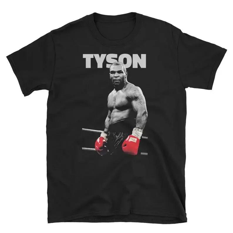 

Футболка для фанатов моды Iron Mike Boxing Champion Tyson. Летняя мужская футболка с круглым вырезом и коротким рукавом, новая повседневная модная уличная одежда S
