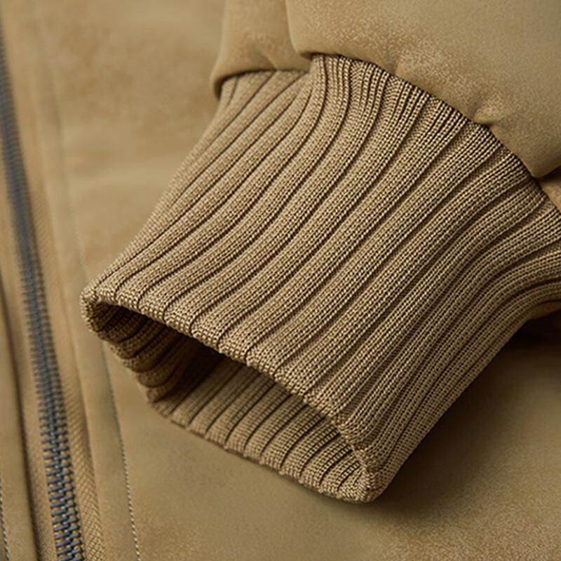 Playboy Men's Fleece Lined Stand Collar Jacket