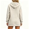 Women's Loose Fit Hoodie Sweatshirt with Pockets for Casual Everyday Wear
