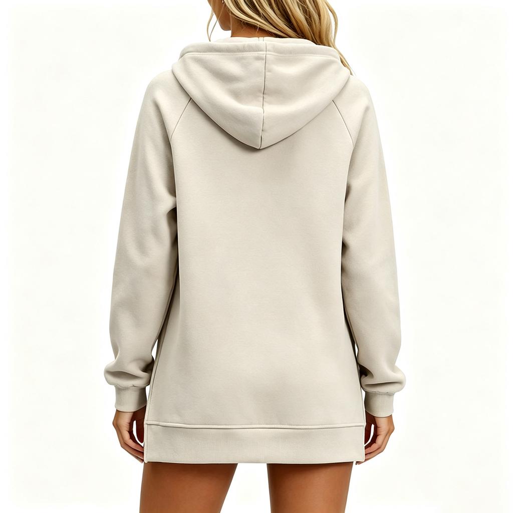 Women's Loose Fit Hoodie Sweatshirt with Pockets for Casual Everyday Wear