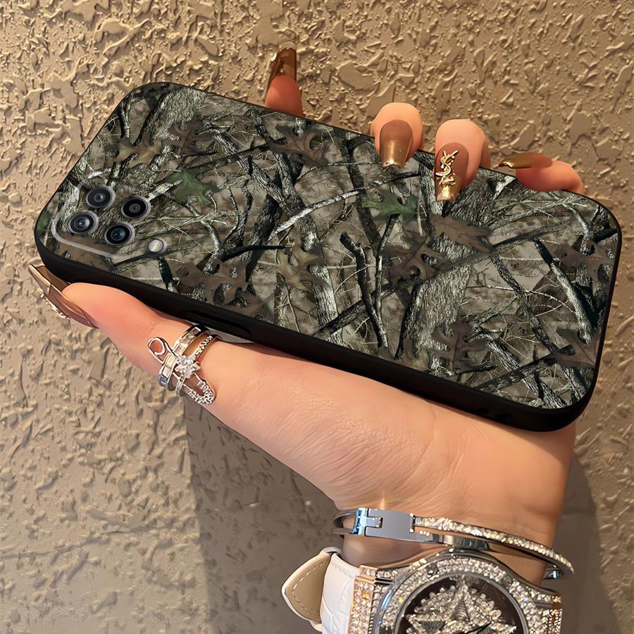 Camouflage Pattern Soft Back Phone Cover Case for Samsung Galaxy A24 A31 A16 A21s A22 A23 A33 A34 A14 A15 A35 A41 A51 A52 A54