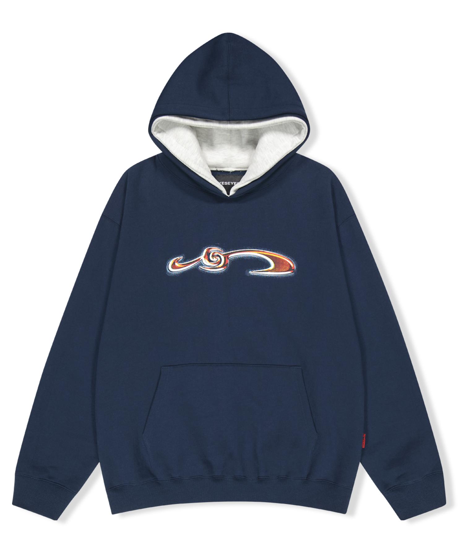 Yes Ic Y.E.S Double Hoodie Navy L