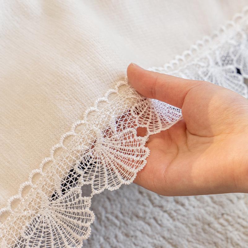 White Chenille Sofa Cover Cloth Simple Modern Four Seasons Universal Cushion Ins Wind Cat Scratch Sofa Cover