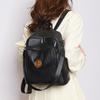Soft Leather Women's Backpack Shoulder Bag Multi-Function Student Commuter Schoolbag