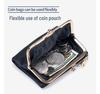 European & American Style Women's Genuine Leather Clutch Wallet - Multifunctional Coin Purse and Card Holder