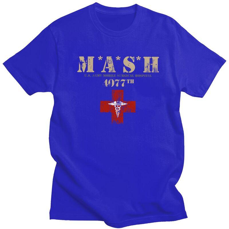 Custom Mash Distressed Logo T Shirts for Men 100 Cotton Tee Tops Tshirts Short Sleeve Tshirt Clothing
