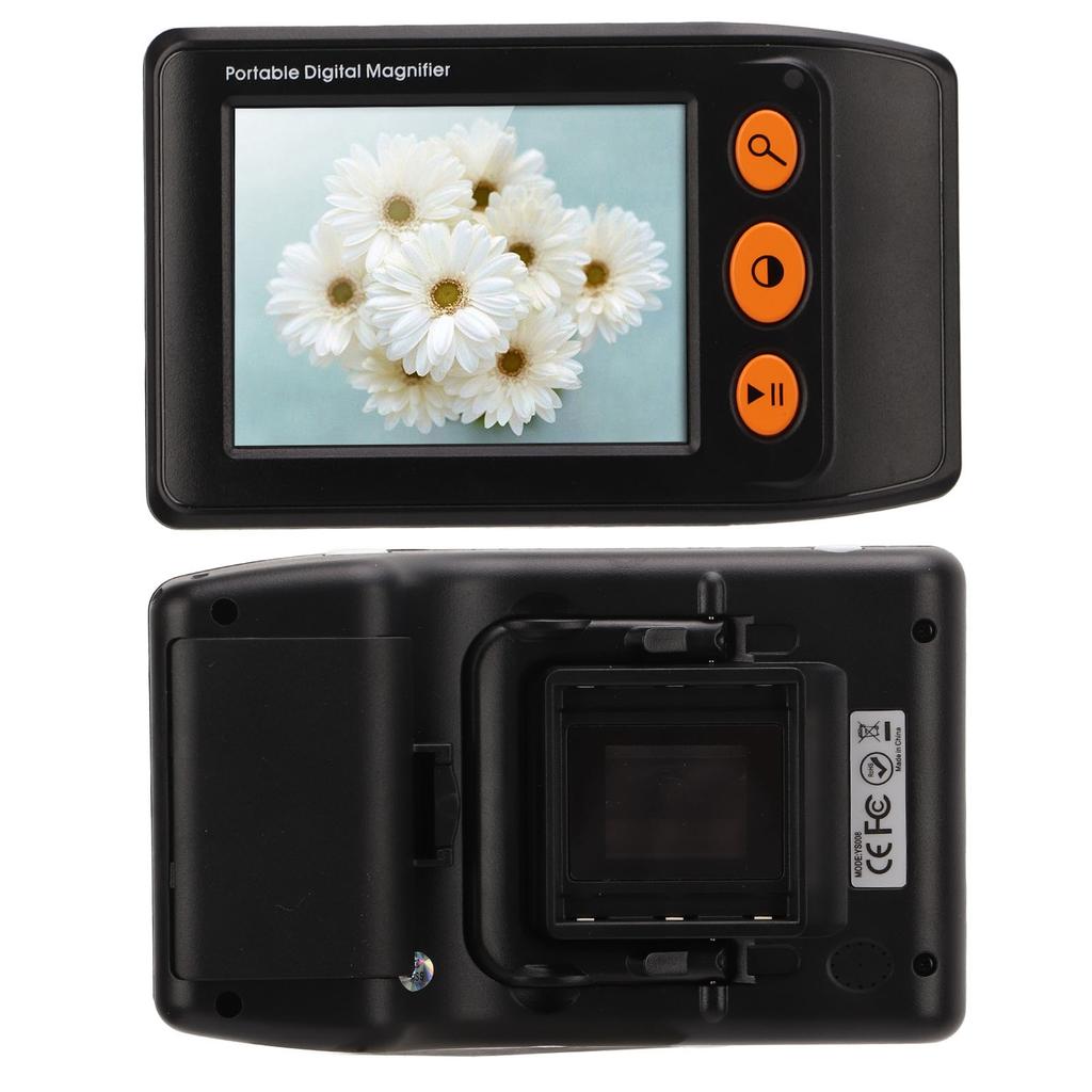3.5in LCD Screen Electronic Video Magnifier 2x To 25x Zoom Handheld Magnifier Reading Aids for Low Vision