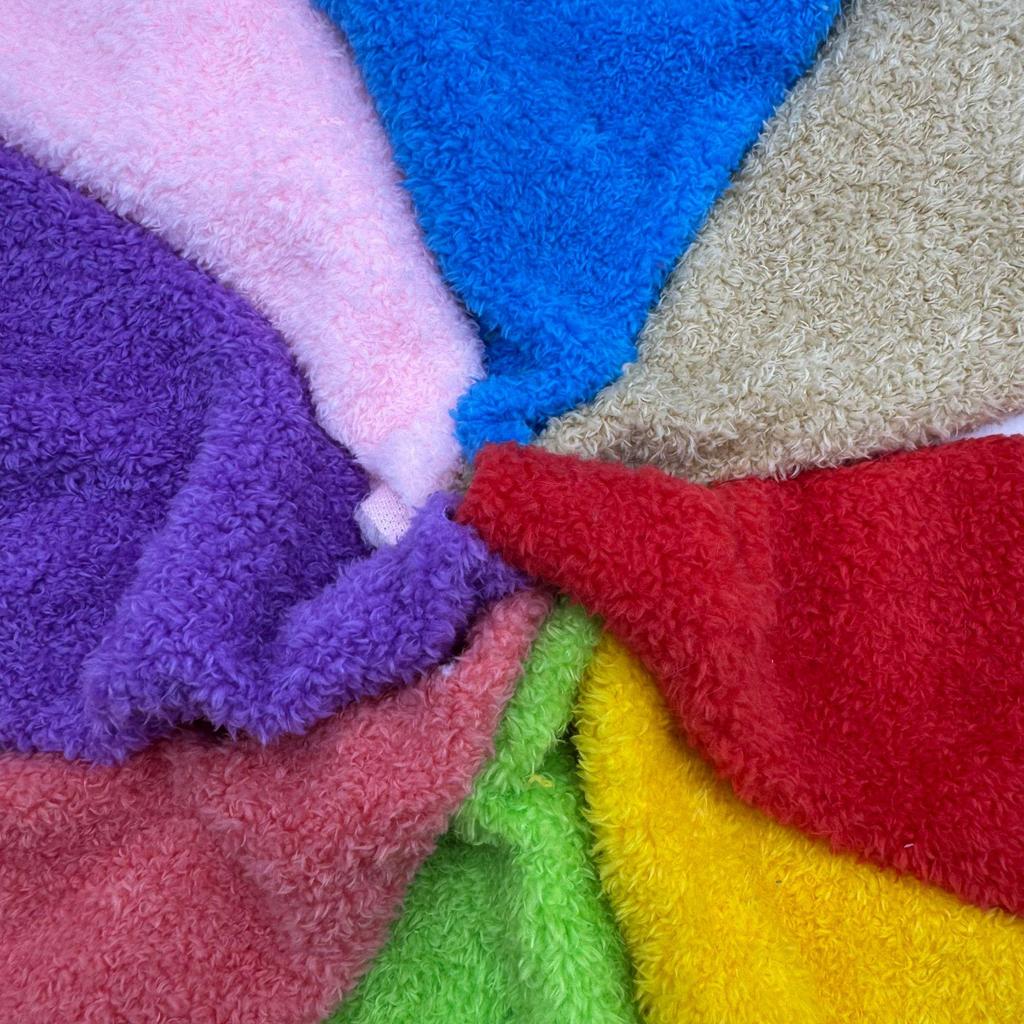 In Stock Ultra-Fine Pearl Velvet Long-Pile Spray Print Fabric for Toy Box Decoration