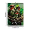 1ks, Ptačí kalendář 2026, Příroda a ptáci, 12 různých designů, Nástěnný kalendář, Narozeniny, Vánoce, Novoroční dárek