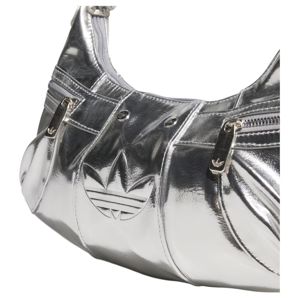 Adidas Originals Pu Handbag, Shoulder Bag Women's Silver KC2771
