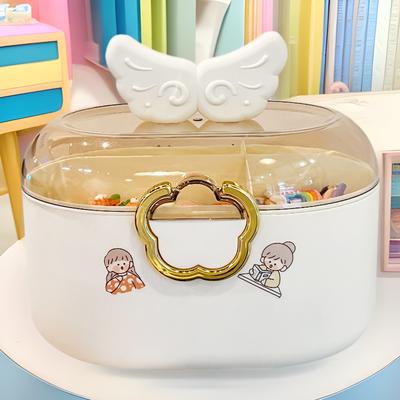 Scatola Porta Accessori per Capelli da Bambina, Fermagli per Capelli, Planner, Scatola Organizzatrice per Piccoli Oggetti, Simpatici Accessori Elastici per Capelli, Portagioie da Tavolo