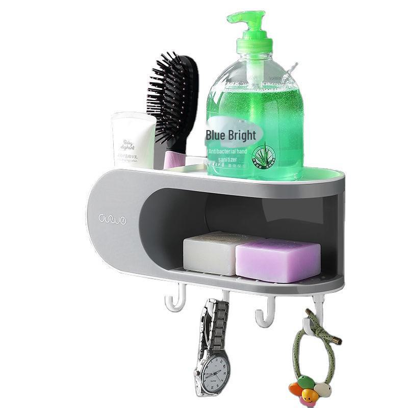 Holder Twotier Soap Punchfree Wallmounted With Suction Cups