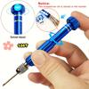 Precision Screwdriver Set with 5 BitsAluminum Handle,Summer Phone Laptop Repair Tool for DIY,Electronics Maintenance Home Fixing