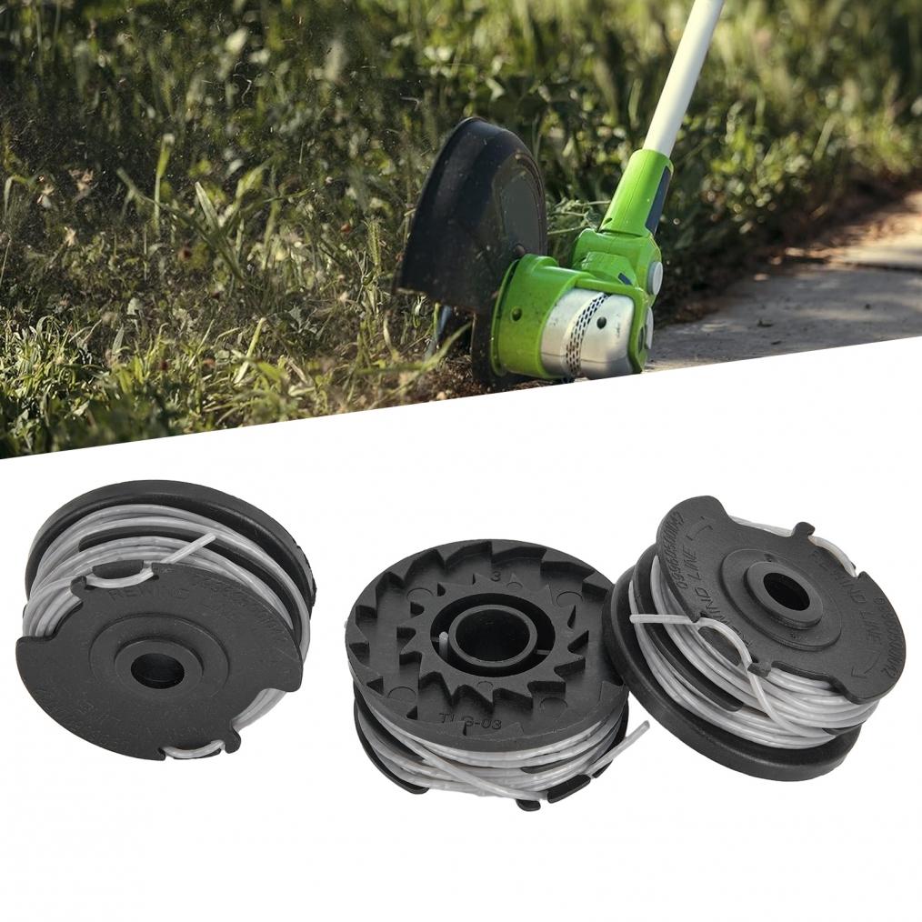 3 Stück/Set Schnurspulen für Greenworks G40LT G40LTK2 Brandneu