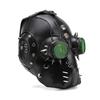 Gothic Steampunk Mask With Breathable Material For Cosplay Enthusiasts Motorcycle Riders Party Punk Style Mask