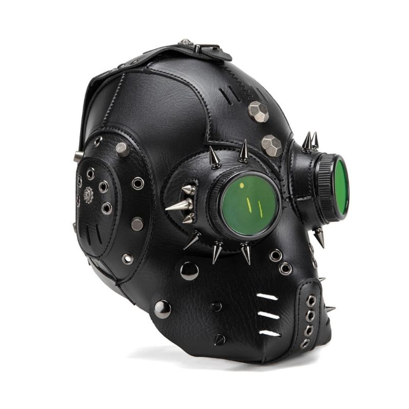 Gothic Steampunk Mask With Breathable Material For Cosplay Enthusiasts Motorcycle Riders Party Punk Style Mask
