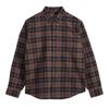 Mens Authentic Plaid Oxford Relaxed Fit Button-Down Shirt