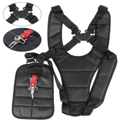 Sangle Ajustée Pour Débroussailleuse & Coupe-Bordures Élagueur de Jardin Motorisé Harnais Sangle Ceinture Tondeuse à Gazon Fil d'Herbe Double Coupe-Bordures Épaule