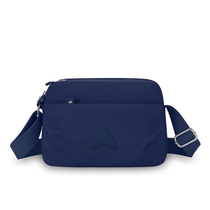 Women's Multi-Pocket Shoulder Bag Nylon Small Bag Lightweight Crossbody Bag