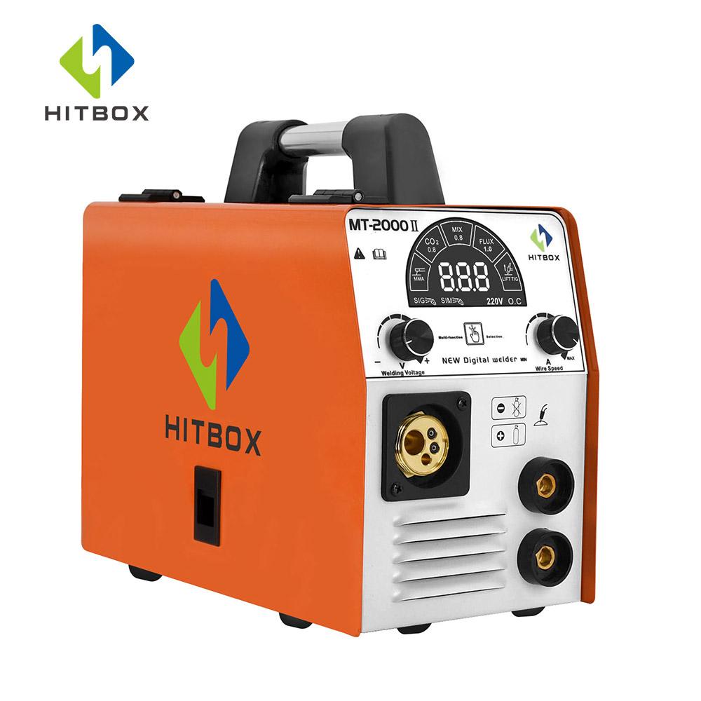 HITBOX Mig Welder Tig MMA 220V Полуавтоматическая сварочная машина ...