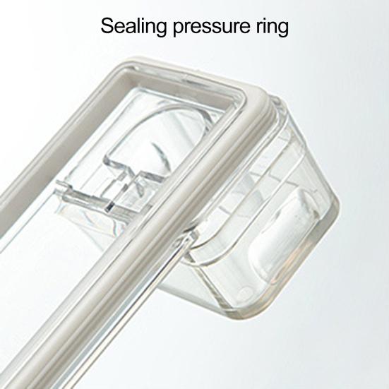 Laundry Detergent Dispenser Large Capacity Transparent Visible Refillable Leakproof Storage Scale Lid
