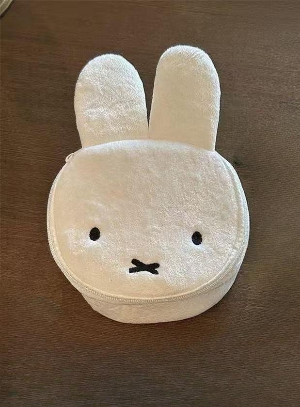 Kawaii Miffy Cute Cute Boris Storage Bag Large Capacity Handbag Multifunctional Portable Camera Bag Gift Toy for Girl