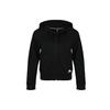 adidas Sweatshirts Women's Black Hooded Moderate Cardigan DU6570