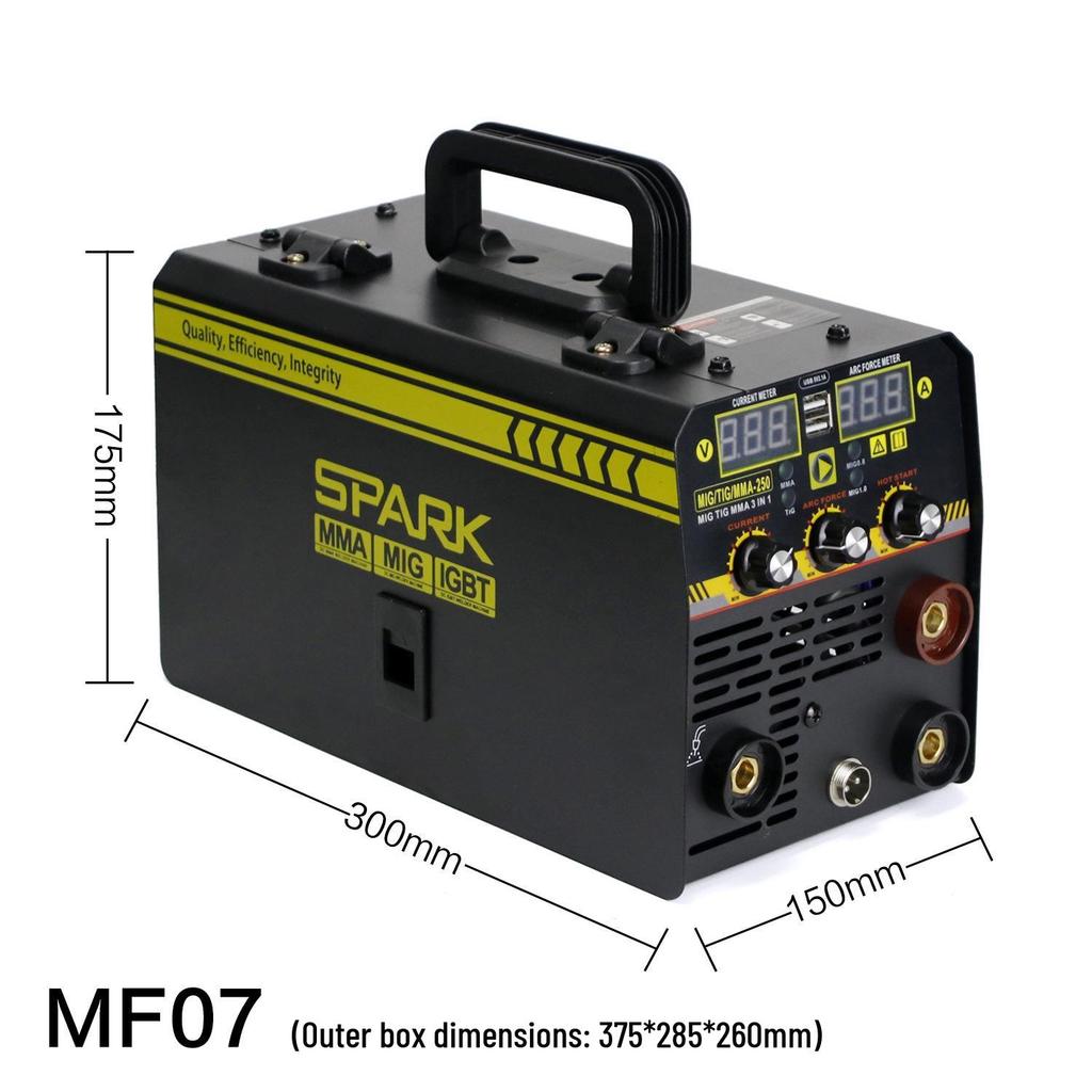 SPARK Gasless MIG/TIG Welder 220V All-in-One for Home Use